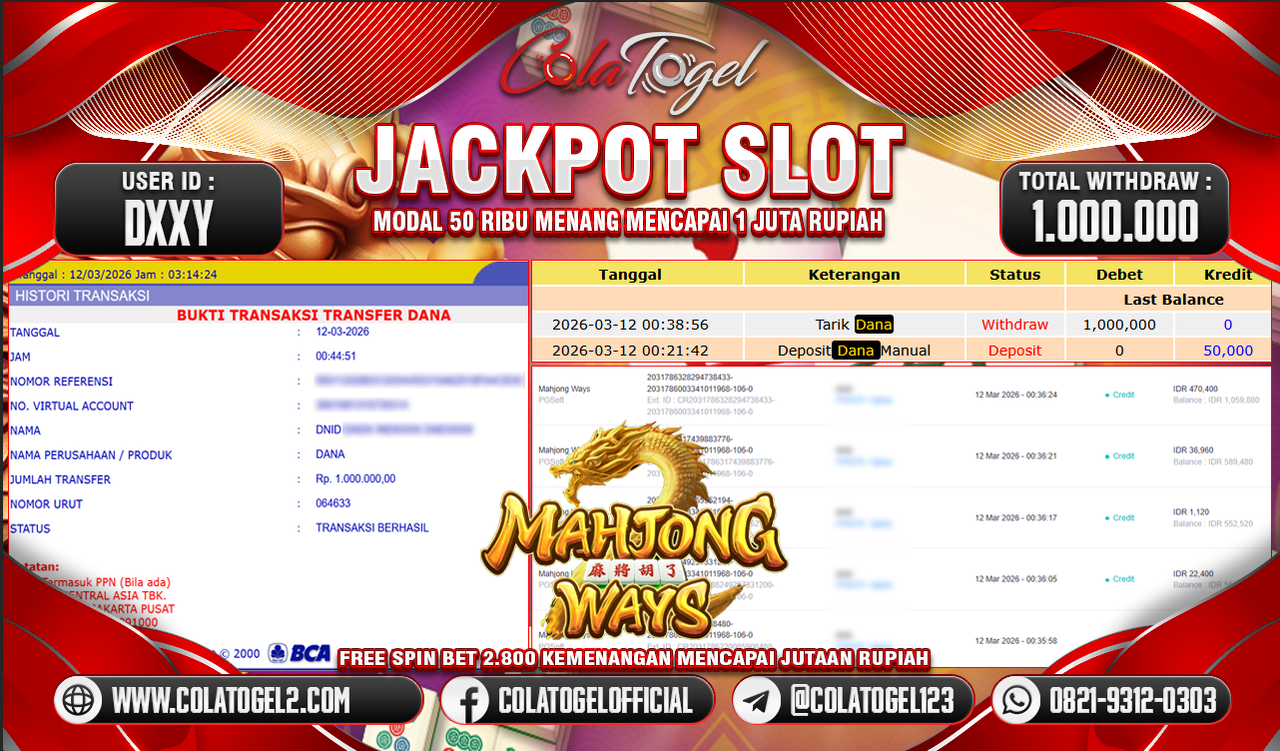 JACKPOT SLOT GACORR!!