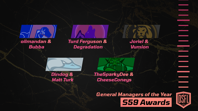 013 DSFL general managers of the year NOM