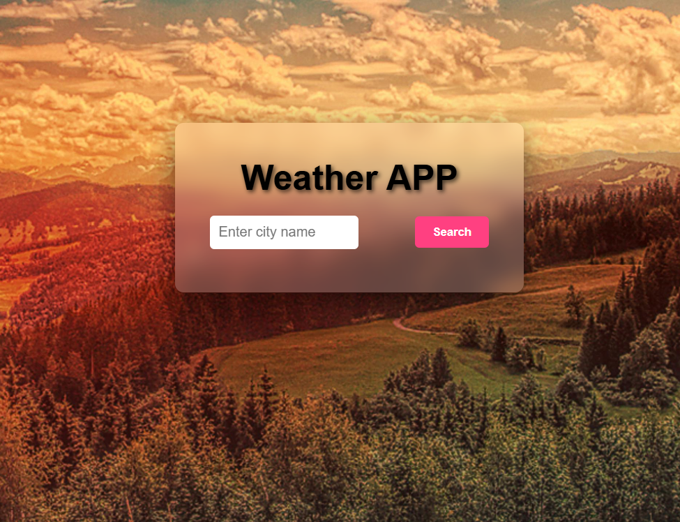 Weather App screenshot