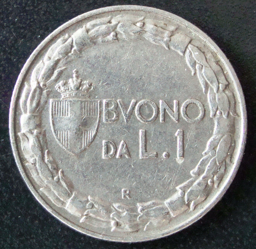 1 Lira. Italia (1922) ITA-1-Lira-1922-rev