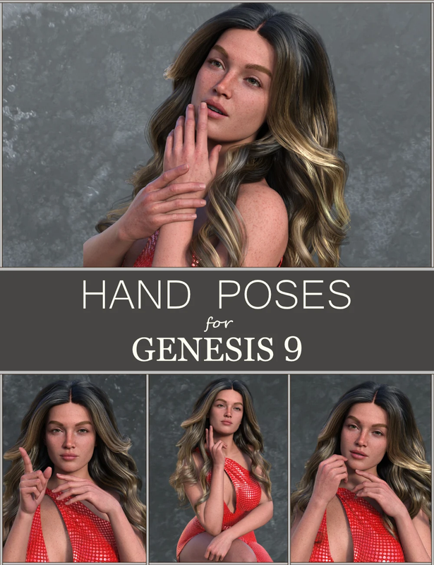 FG Hand Poses For Genesis 9