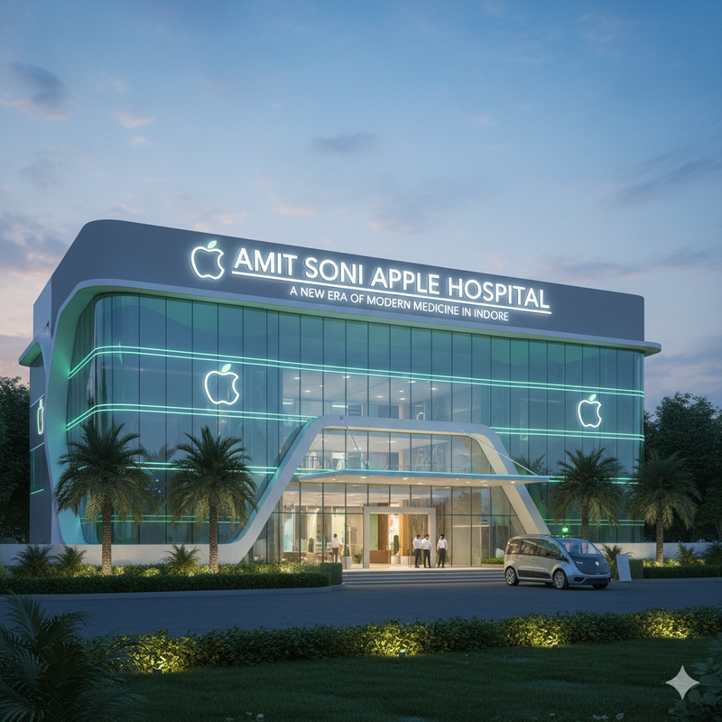 Amit Soni Apple Hospital – इंदौर में आधुनिक चिकित्सा का नया युग