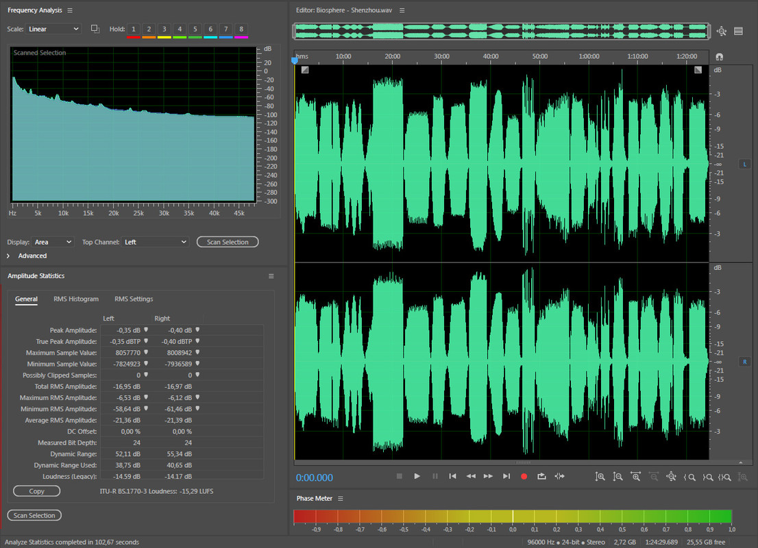 Biosphere - Shenzhou 3LP spectr