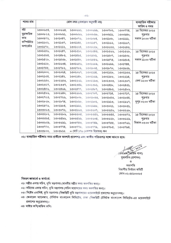 Ministry-of-Land-Exam-Result-and-Practical-Test-Date-2023-PDF-2