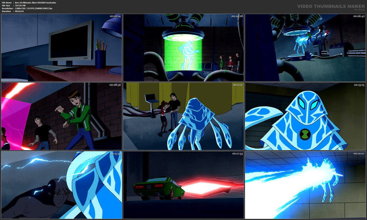 Ben 10 Ultimate Alien S01E08 Fused.mkv