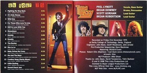 Thin Lizzy - UK Tour 75 (2008) Lossless Thin Lizzy - UK Tour 75 (2008) Lossless