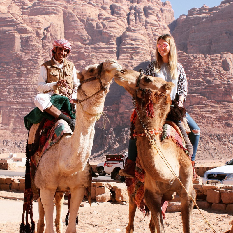 Desert camel ride