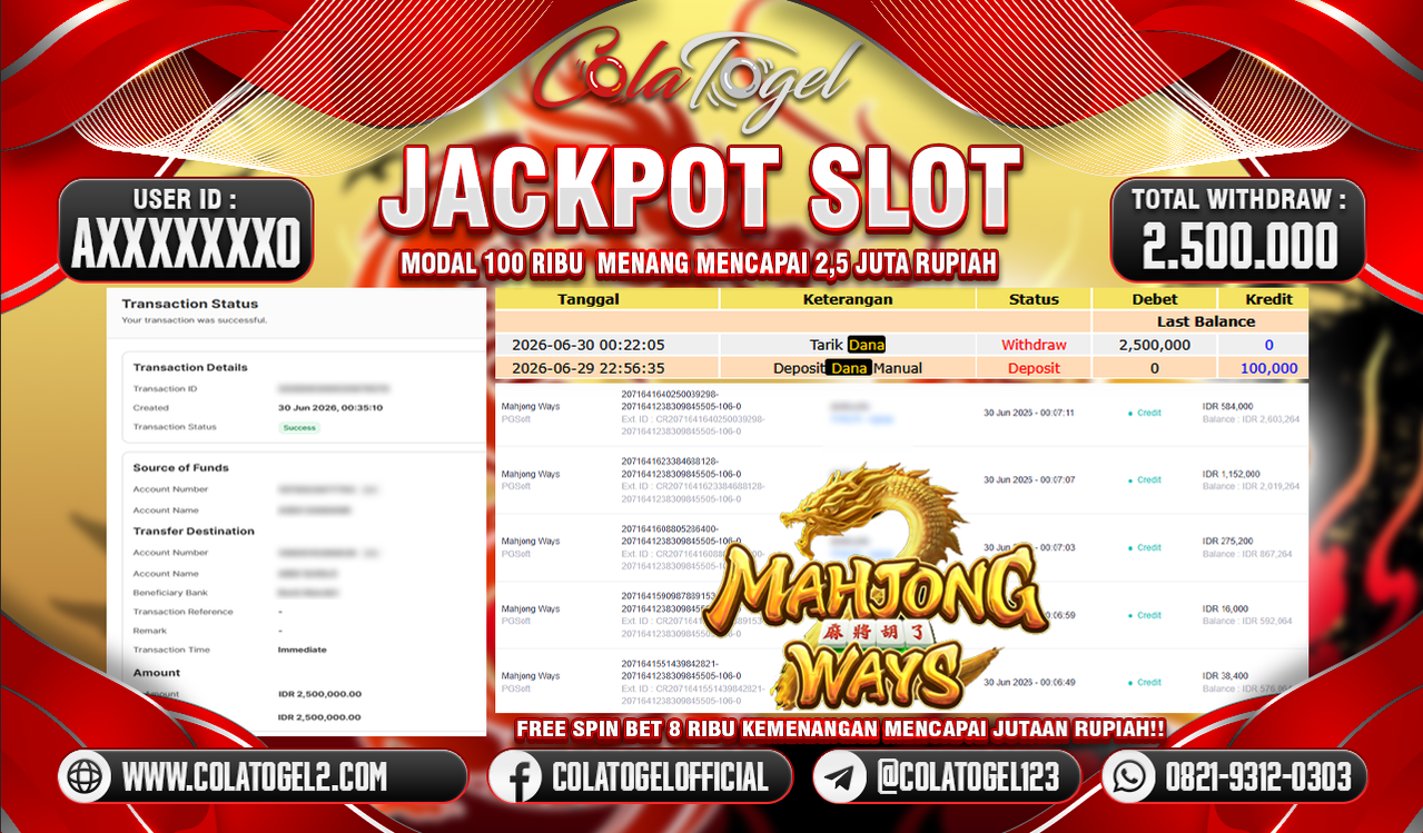 JACKPOT SLOT GACOR!!