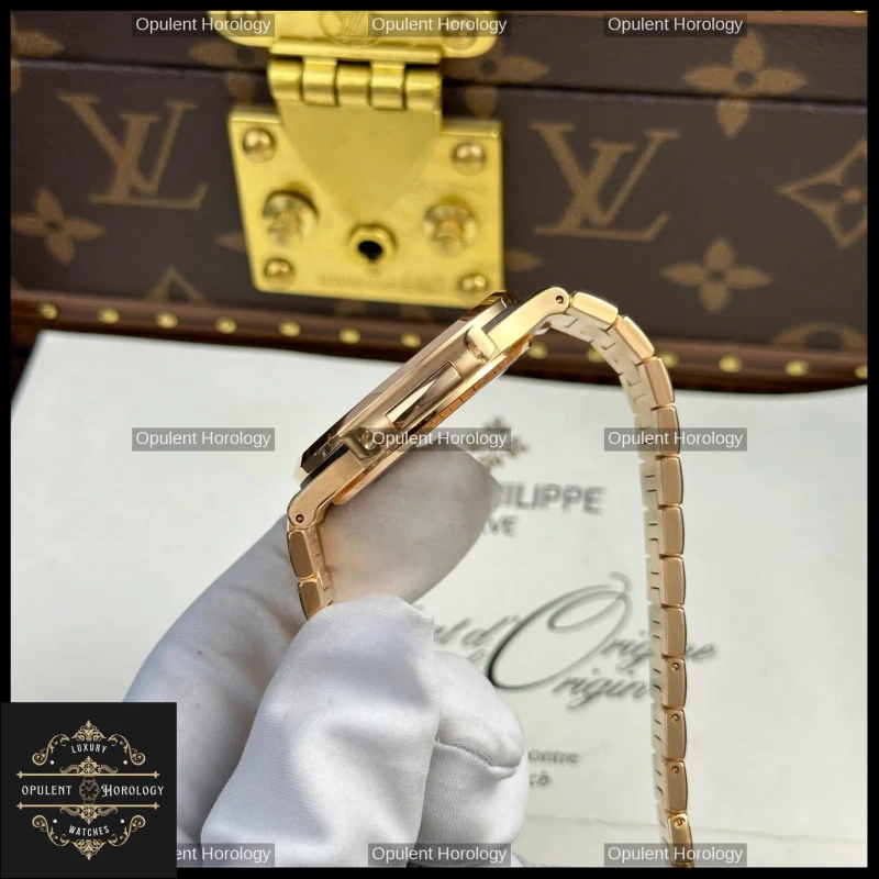 Patek Philippe Nautilus 5711 Automatic 40mm Gold Plated Chocolate Dial - Super Clone