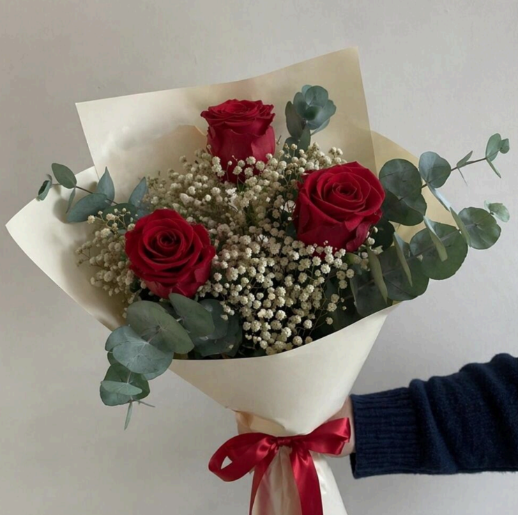 Ramo 3 Rosas Rojas