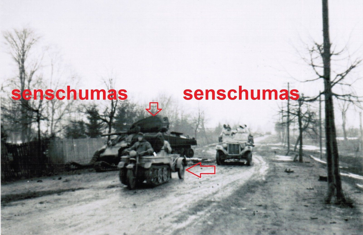 Abgeschossener Sherman Panzer Russisch (2)