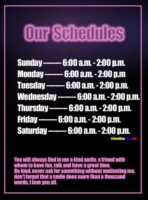 Our-Schedules