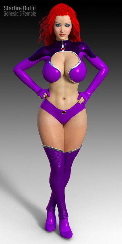 StarFire Outfit for G3F