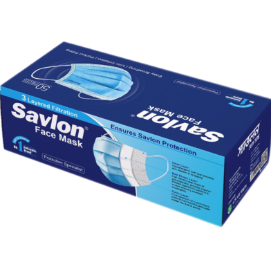 Savlon Face Mask Box 50pcs Surgical Mask