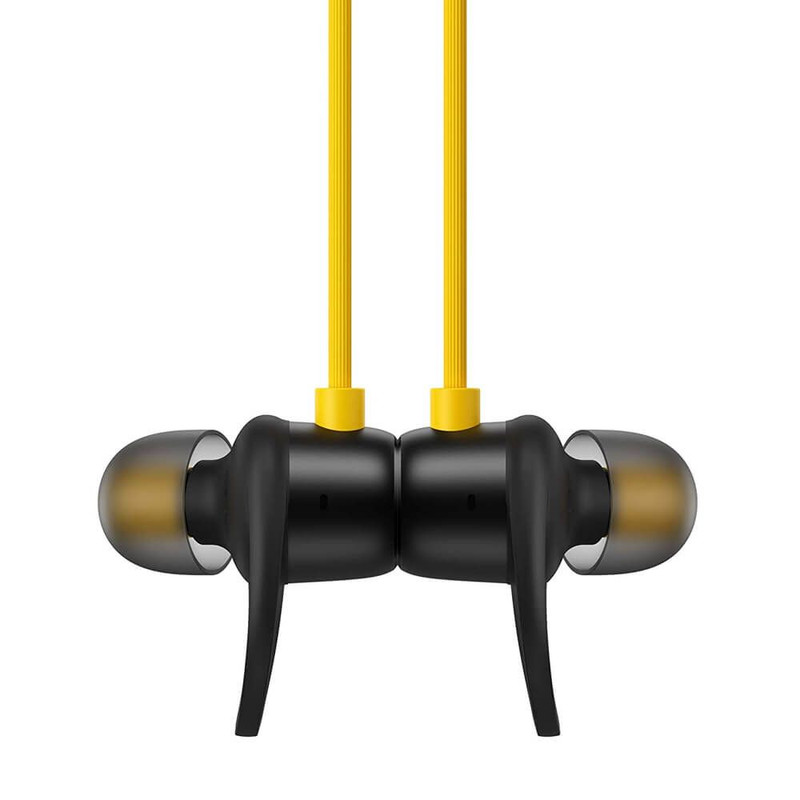 سماعات realme Buds Wireless لاسلكية - بلوتوث 5.0 - بطارية 12 ساعة - أصفر - 5