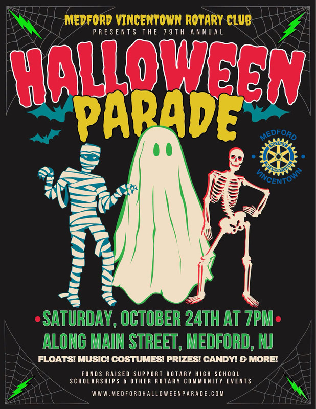 2026 Medford Halloween Parade flyer