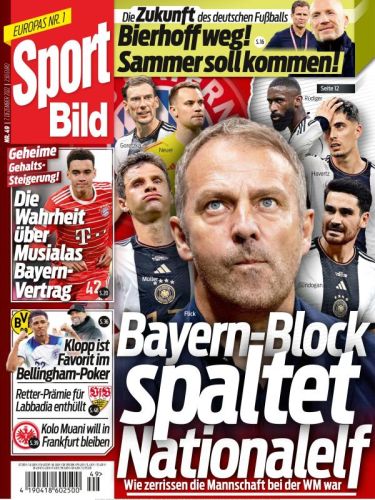 Cover: Sport Bild Magazin No 49 vom 07  Dezember 2022
