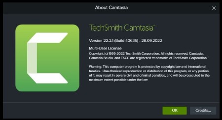TechSmith Camtasia 2022.2.1 Build 40635 (x64) Multilinguage