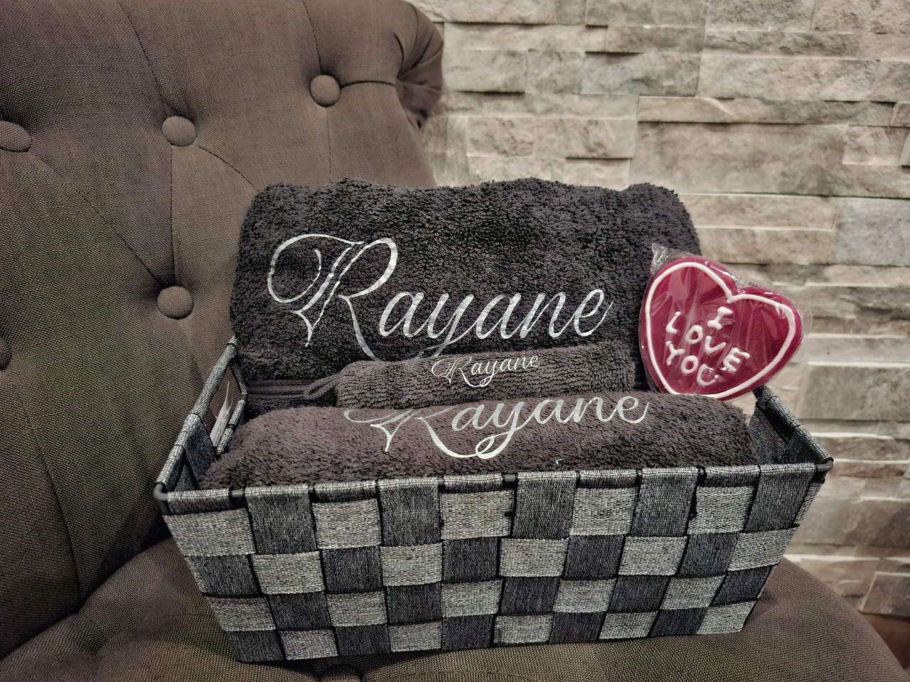 Exemple de création textile personnalisée