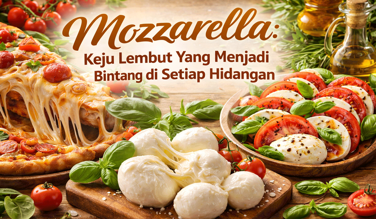 Mozzarella, Keju Lembut Yang Menjadi Bintang Di Setiap Hidangan