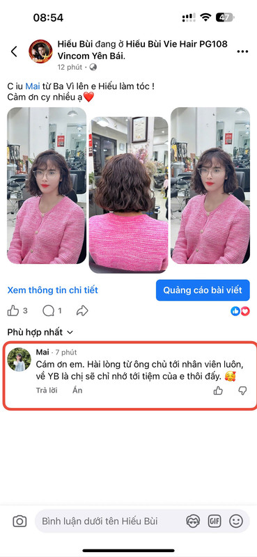 Câu chuyện thay đổi