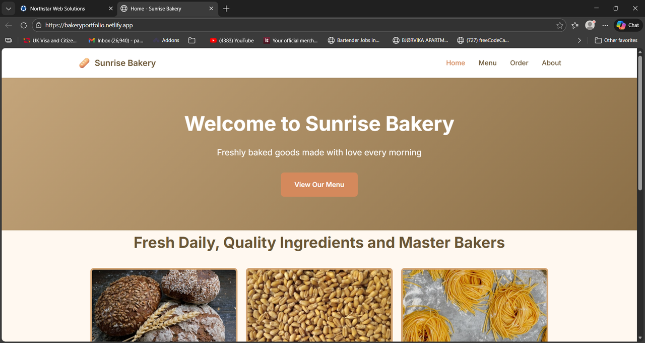 Bakery Portfolio Preview