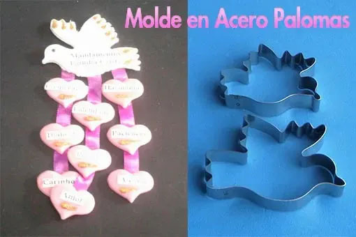 cortador de paloma dove recordatorios de bodas y comunion paloma de la paz
