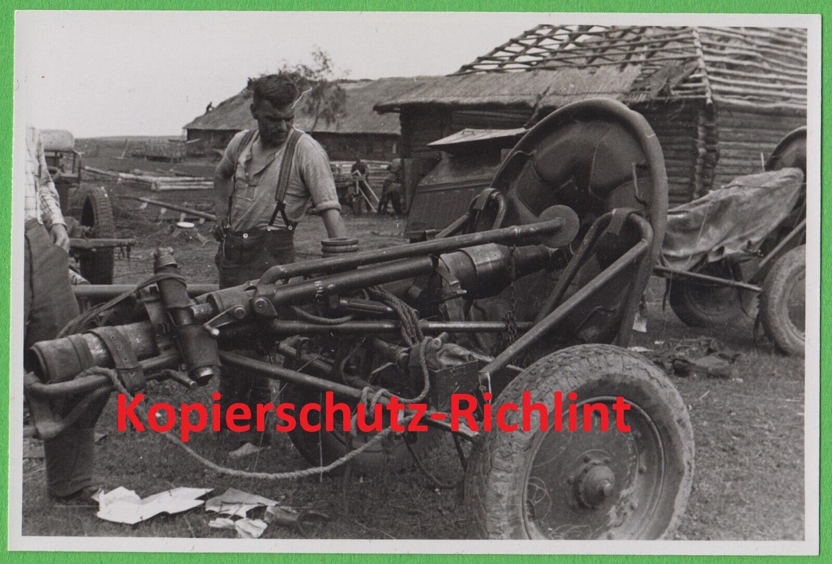 Wehrmacht Ostfront russischer schwerer Granatwerfer 120mm Mörser
