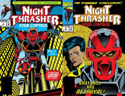 Night Thrasher - Four Control 001-004 (1992-1993) Complete