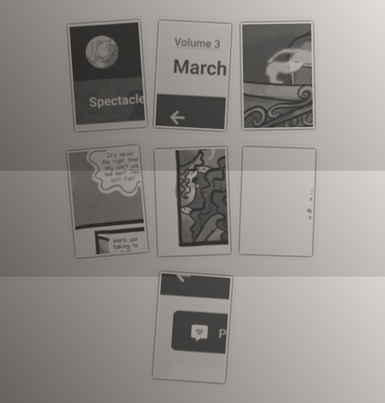 Outlined Mobile Cards Interaction Preview