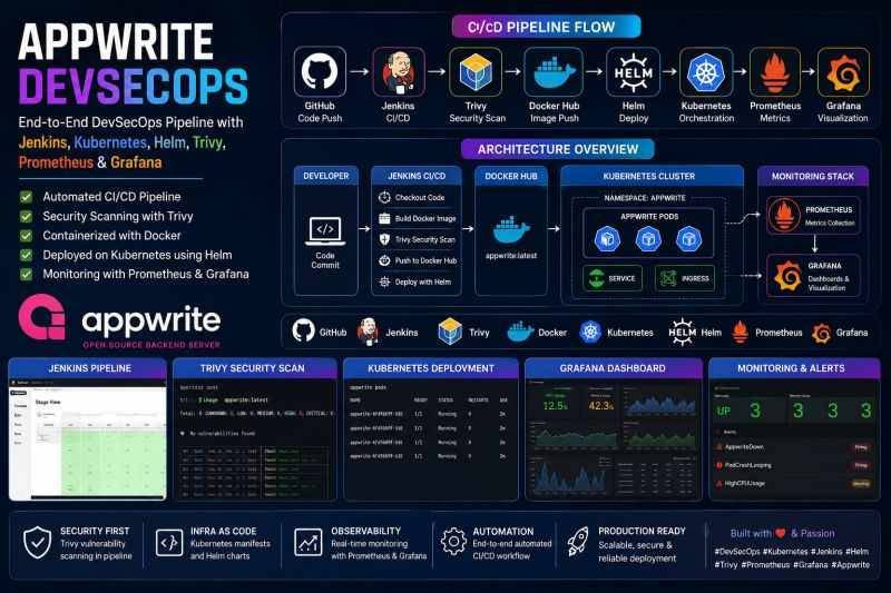 Appwrite DevSecOps CI-CD Pipeline