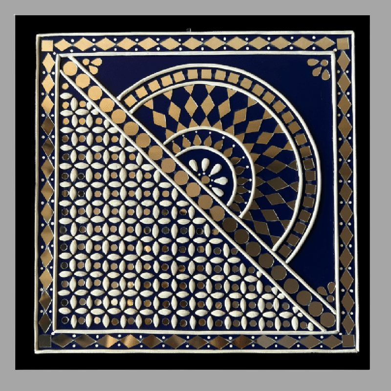 Lippan Art on Round MDF DIY Kit