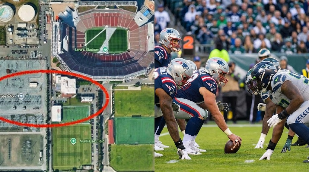 49ers practice facility next to electrical substation