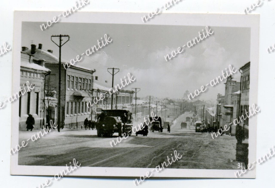 Foto Orel Orjol, Straßenszene, Sd.KfZ Krad LKW W