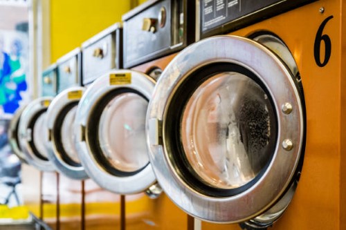 washing laundry