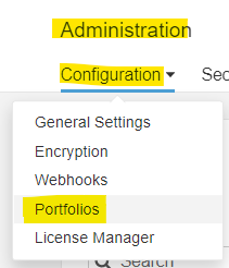 Administration Configuration