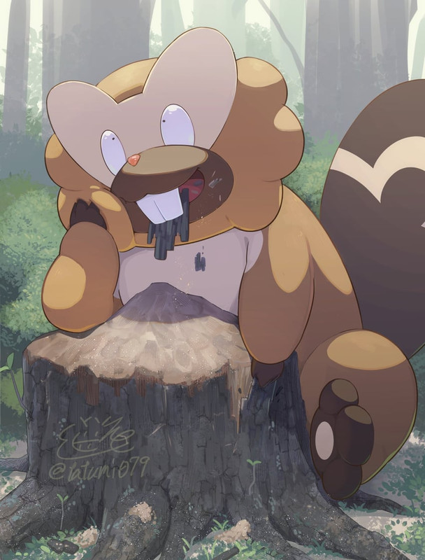 bibarel-pokemon-drawn-by-tatsumi-panneko