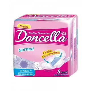 3662 | Toallitas Doncella Pocket C Alas X 8 U