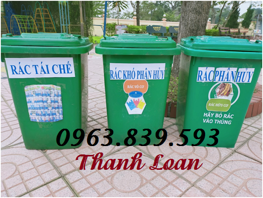 Thùng rác hdpe 120lit, thùng rác nhựa 120l, thùng rác đô thị./ 0963.839.593 Ms.Loan Thung-phan-loai-rac-thai-tai-nguon