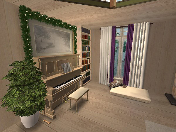 Hellohello: Domy - Stránka 4 Christmas-Chalet-interior-28