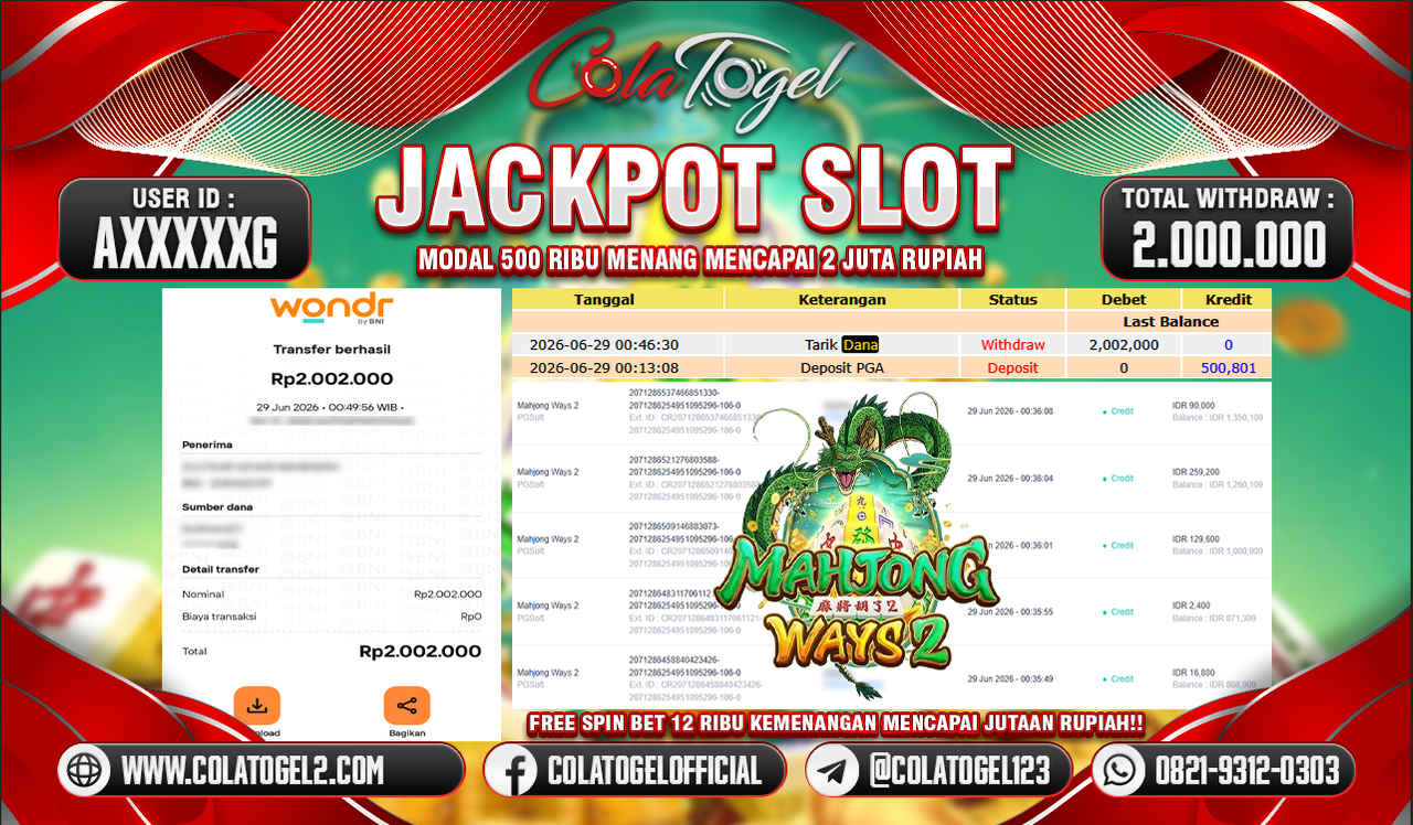 JACKPOT SLOT GACOR!!