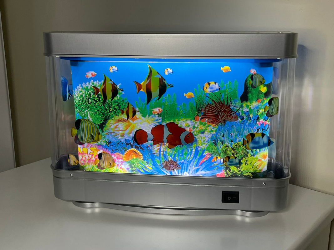 RIP moving fish lamp