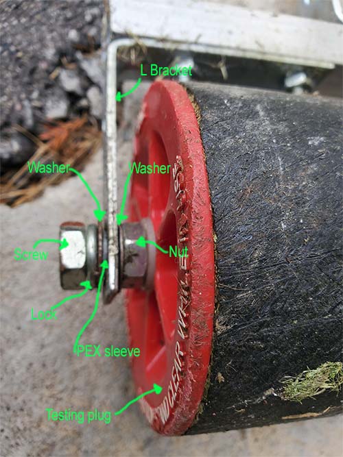 Diy lawn mower roller sale