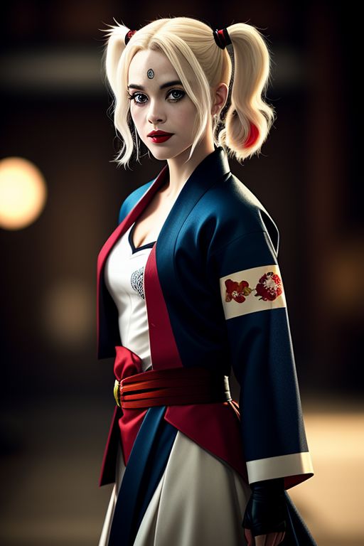 Harley-Quinn-wearing-a-kimono-14