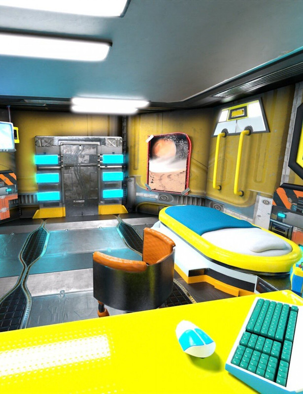Retrospace Personal Quarters Scene Kit Retrospace Personal Quarters Scene Kit