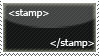 html <stamp>