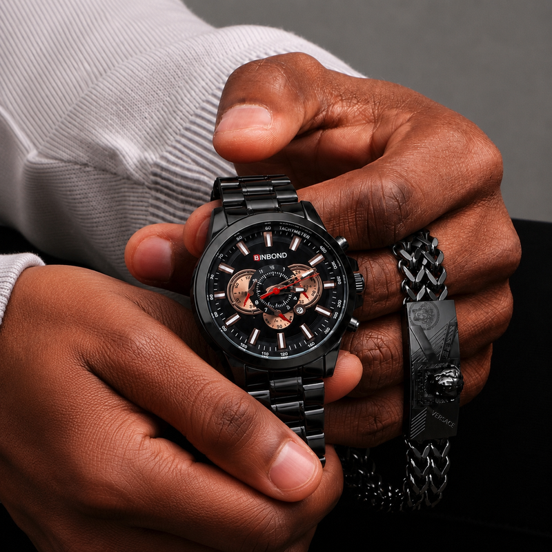 Binbond wristwatch lifestyle photo 10