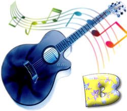 Guitarra Azul B