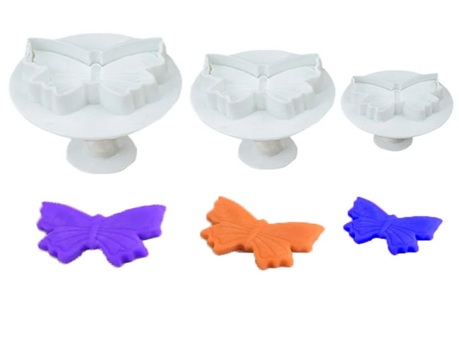 Molde expulsor Mariposas muffins tortas fondant, galletas
