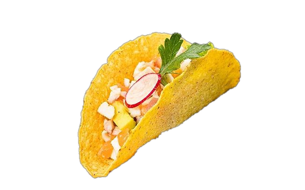 Taco pesce misto - 1 pezzo
